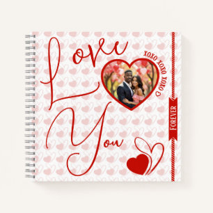 Carnet L'amour personnalisé Vous pour la Saint Valentin