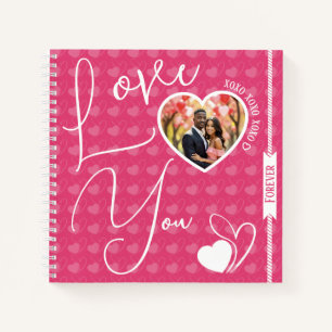 Carnet L'amour personnalisé Vous pour la Saint Valentin