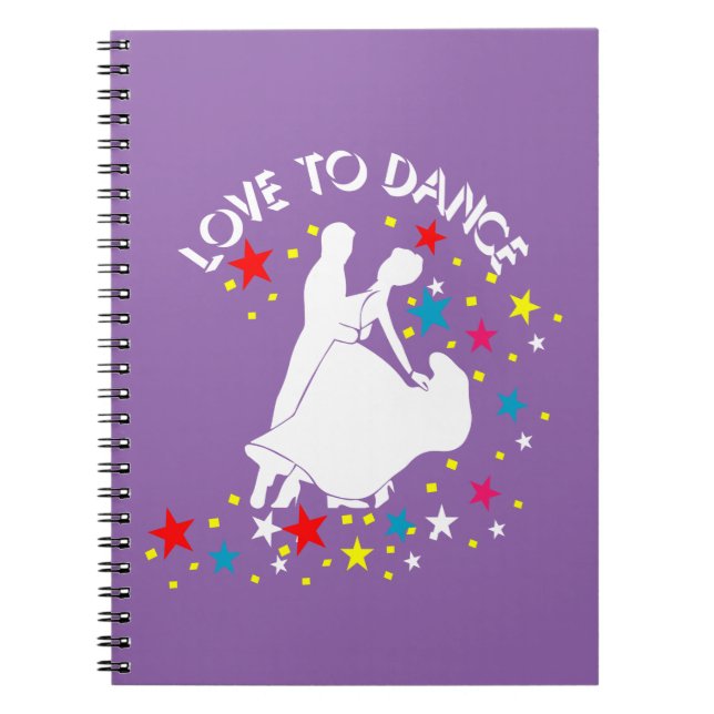 Carnet L'amour pour la danse (Devant)