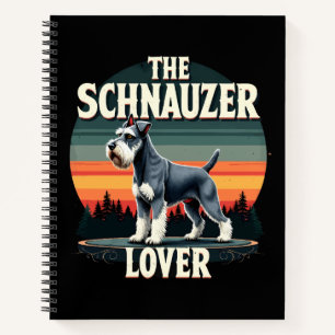Carnet L'amoureux de Schnauzer - Design Rétro Chien