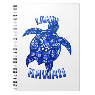 Carnet Lanai Hawaii Vacances Tortue Tribale