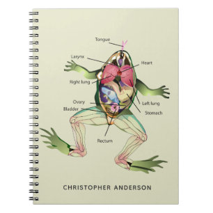 Carnet L'Anatomy Personalize de Frog
