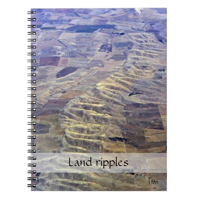Carnet land ripples (Devant)