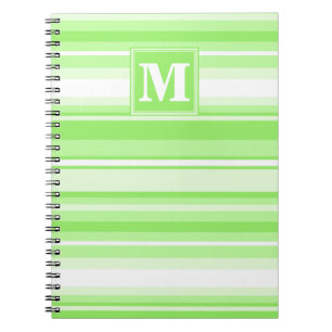 Carnet Landes vertes de chaux monogrammes