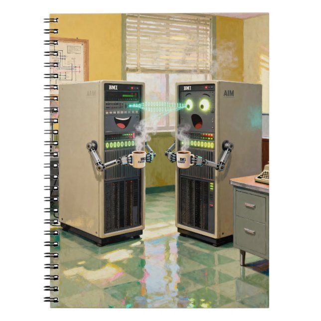 Carnet « Langage Machine » - Technologie humoristique     (Devant)