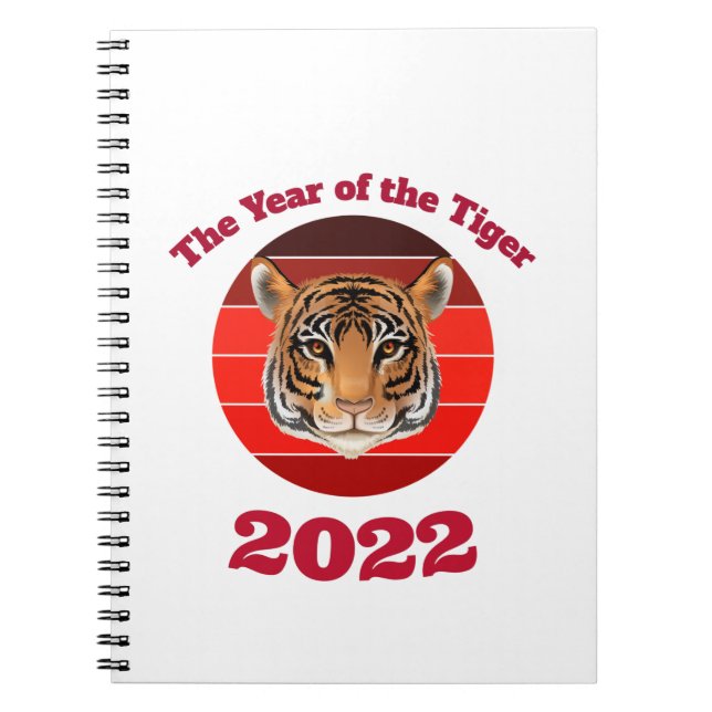 Carnet L'année du tigre 2022 (Devant)