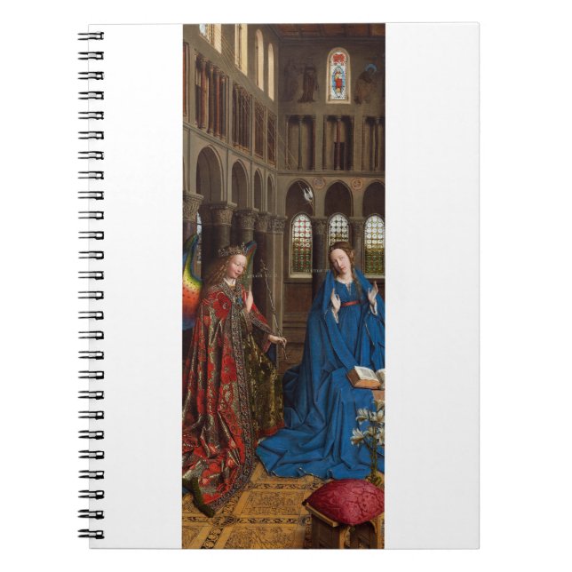 Carnet L'Annonciation de Van Eyck Premium Lumière Cathédr (Devant)