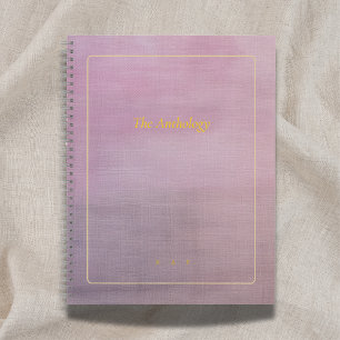 Carnet L'Anthologie   Collection de poésie personnalisée 