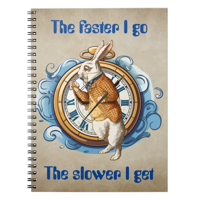 Carnet Lapin Blanc, Alice Dans le personnage de Wonderlan (Devant)