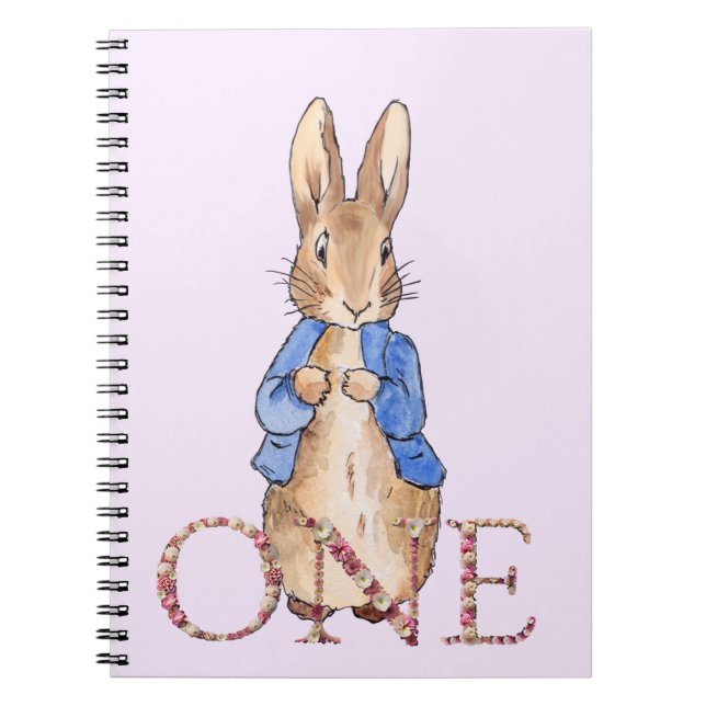 Carnet Lapin classique en veste bleue (Devant)