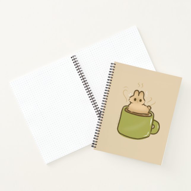 Carnet Lapin de café  (Intérieur)