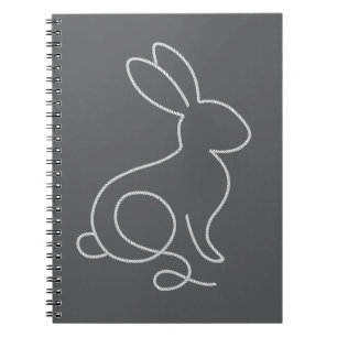 Carnet Lapin de corde Minimalisme Design Moderne