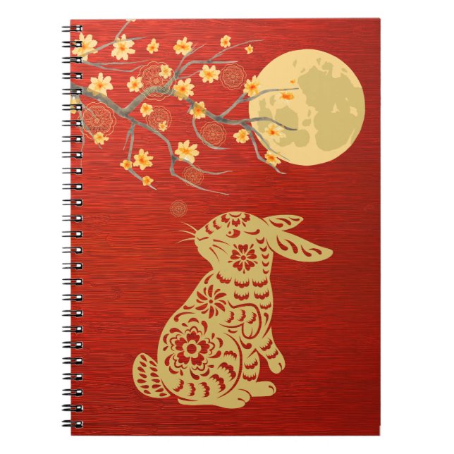 Carnet Lapin de la Fête de la Lune de la Mi-Automne (Devant)