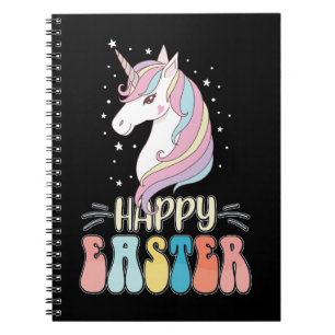 Carnet Lapin de Pâques Licorne Œufs de Lapin