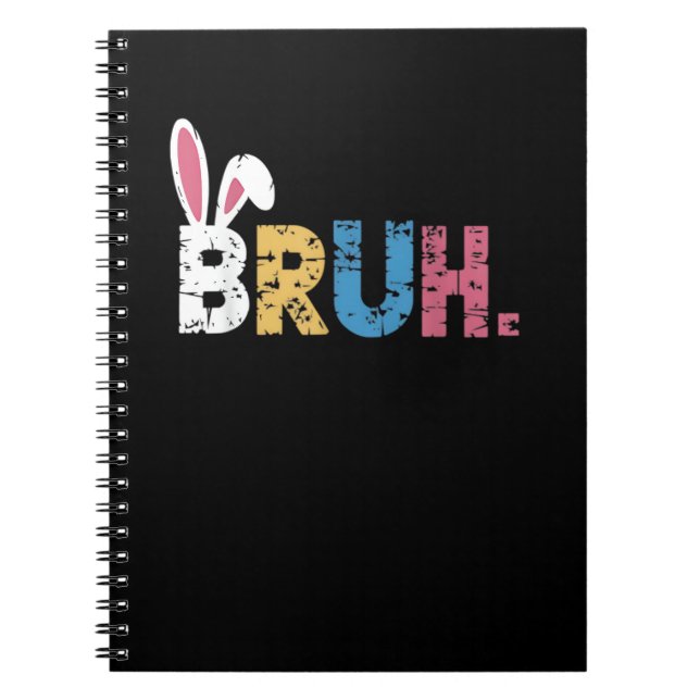 Carnet Lapin de Pâques mignon mème pour les enfants _3 (Devant)