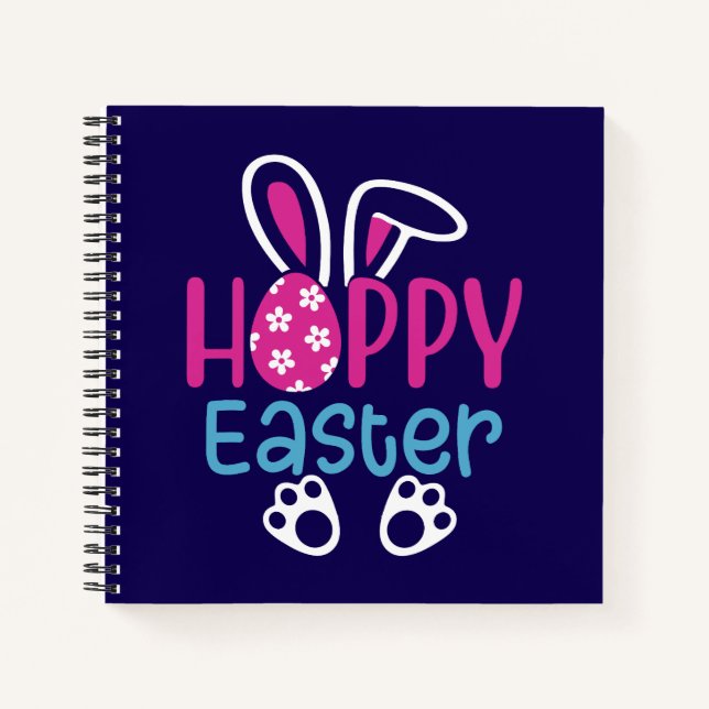 Carnet Lapin de Pâques Œuf Mignon Design de Printemps (Devant)