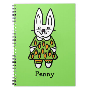 Carnet Lapin de Pâques personnalisé Penny