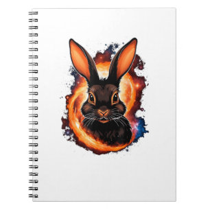 Carnet Lapin Lapin Dans L'Espace - Mignonne Lapin _1