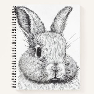 Carnet Lapin Lapin Wild Nature Animal Illustration Art