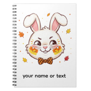 Carnet Lapin Malicieux Halloween Bonbons Maïs