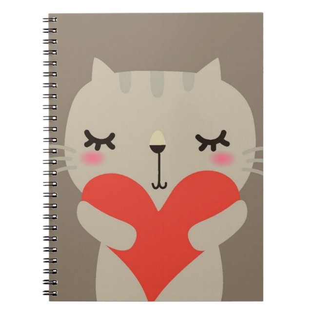 Carnet Lapin mignon avec amour (Devant)