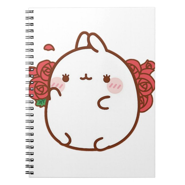 Carnet Lapin Rose Sucré (Devant)