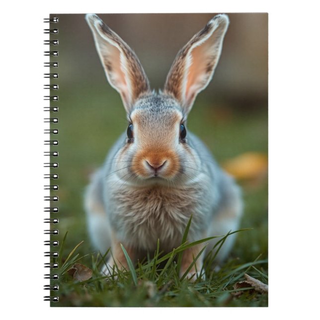 Carnet Lapin russe bleu, (Devant)