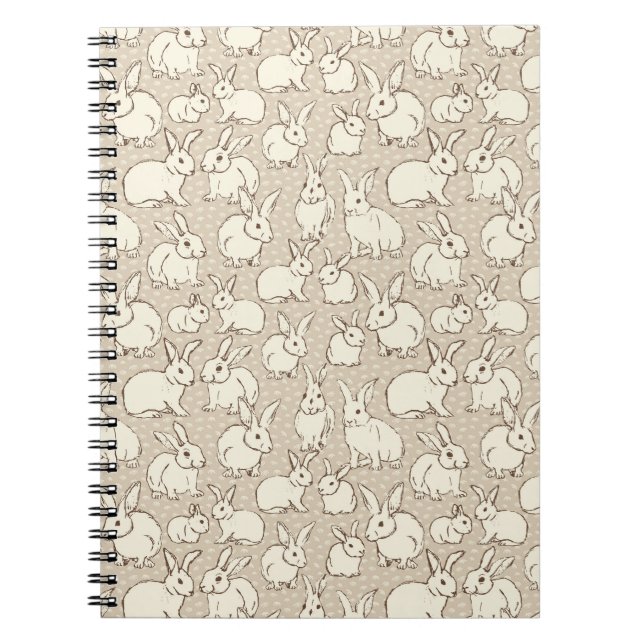 Carnet Lapins Câlins Bonanza - motif.  (Devant)