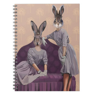 Carnet Lapins dans le pourpre