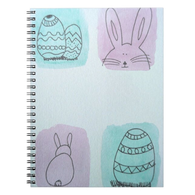 Carnet lapins de Pâques  (Devant)