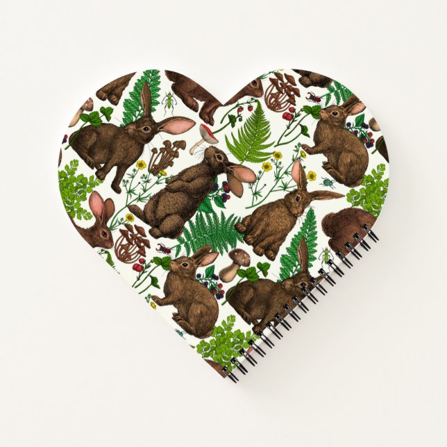 Carnet Lapins et flore boisée 4 (Dos)