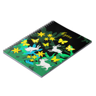 Carnet Lapins et papillons