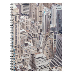Carnet L'architecture diversifiée de New York, les couleu