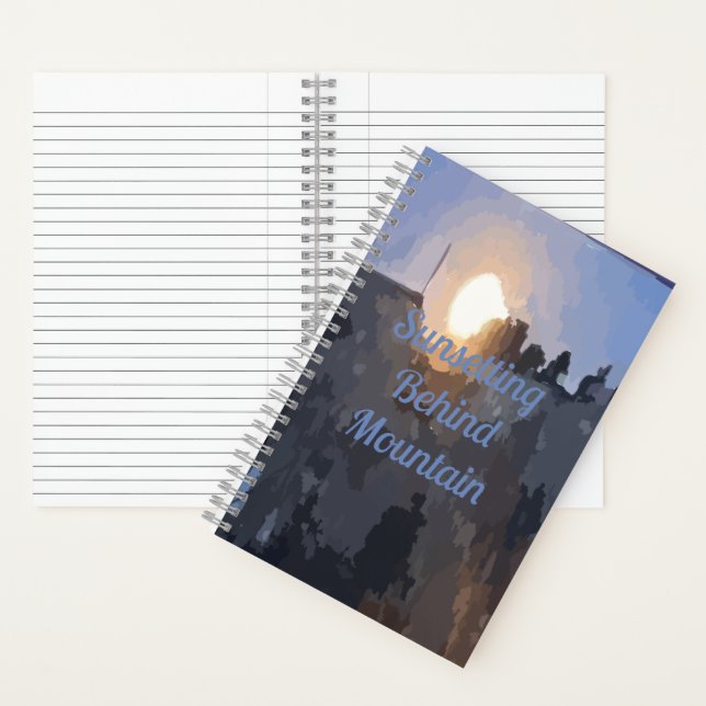 Carnet large à régime de soleil (À l'intérieur)