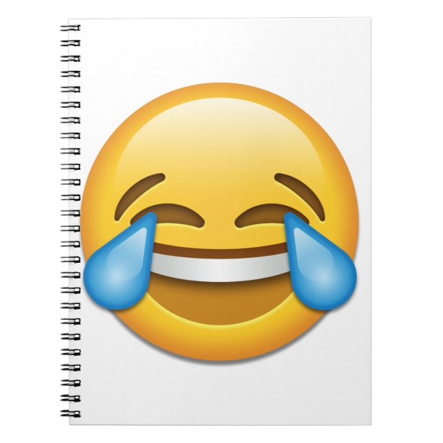 Carnet Larmes d'emoji de joie drôles (Devant)