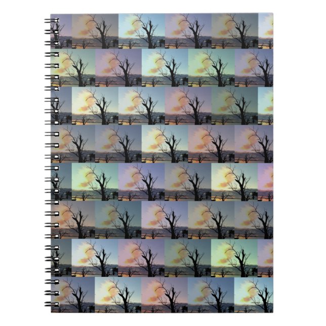 Carnet L'art Abstrait de la gomme australienne, (Devant)