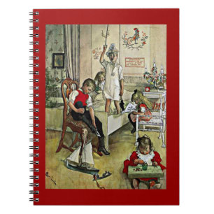 Carnet L'art de Carl Larsson : matin de Noël