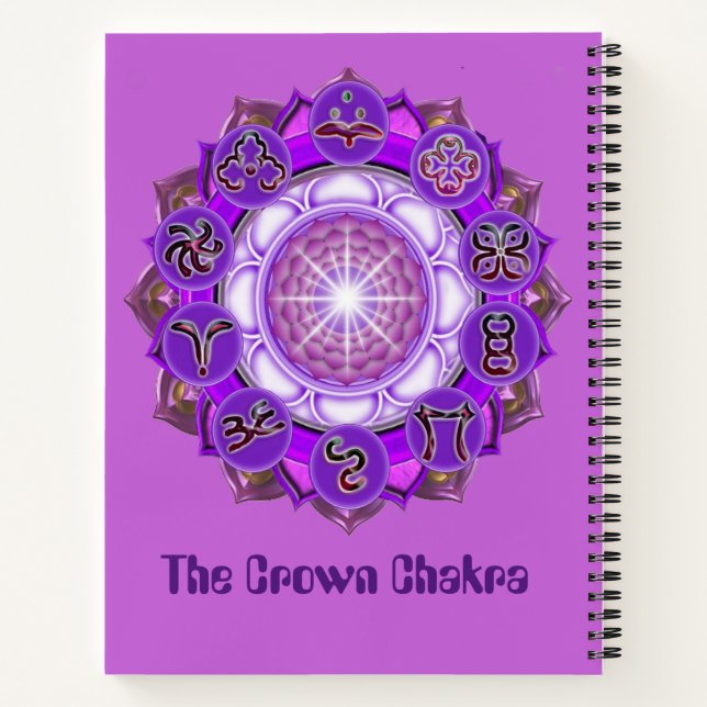 Carnet L'art de Crown Chakra (Dos)