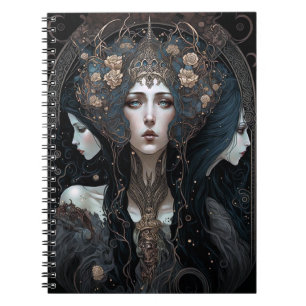 Carnet L'art de l'Imaginaire de la reine noire