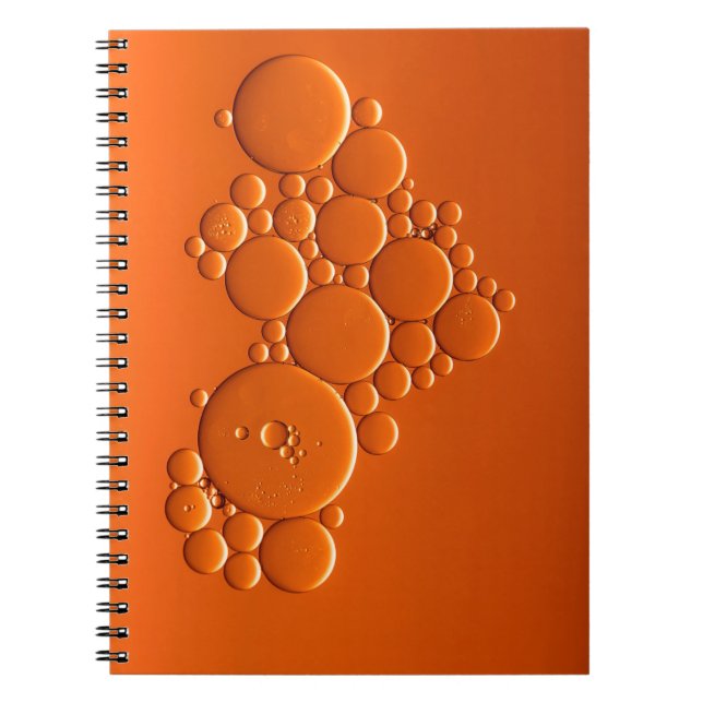 Carnet L'art des bulles d'orange (Devant)