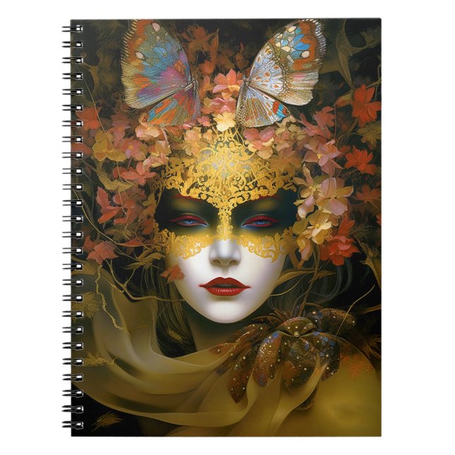 Carnet L'art d'Imaginaire de la dame masquée (Devant)