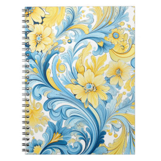 Carnet L'art floral dans des motifs ukrainiens 