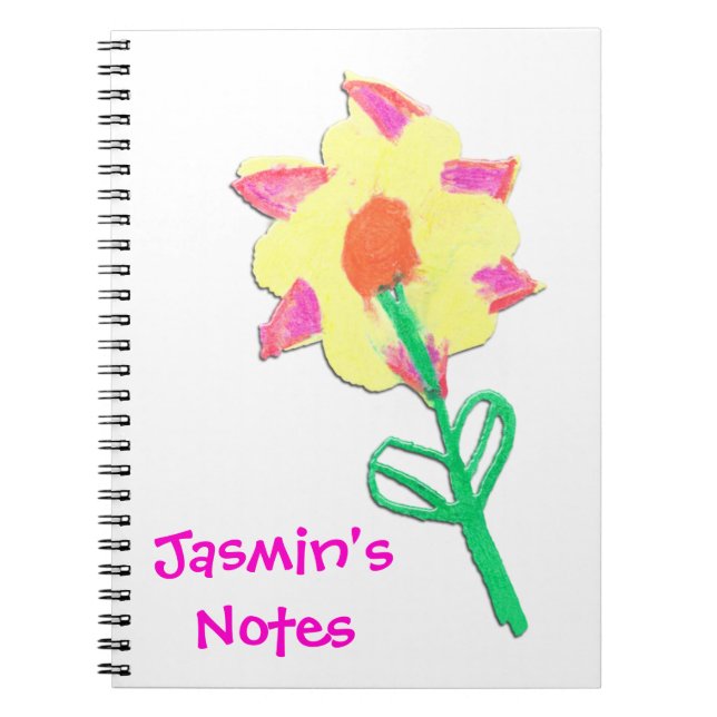 Carnet L'art floral de Jasmin par des enfants Personnalis (Devant)