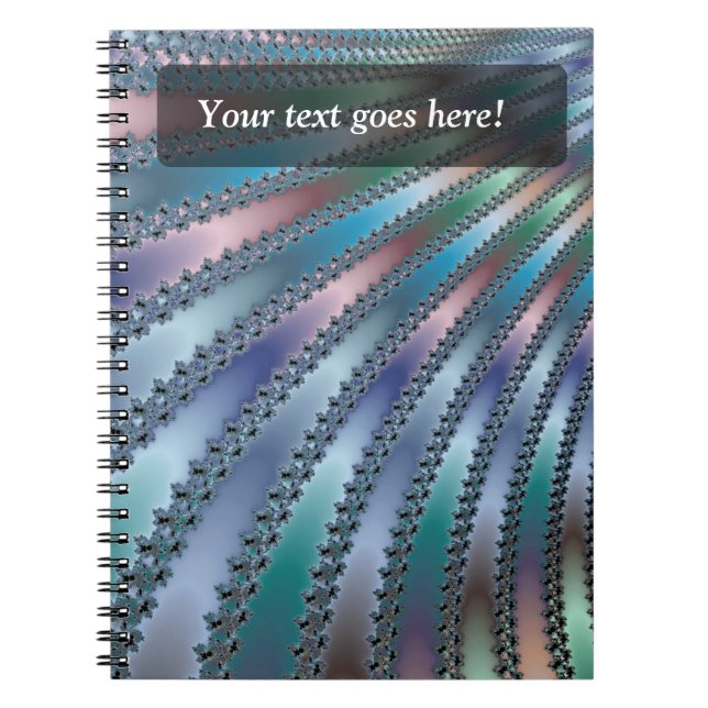 Carnet L'art fractal des doigts (Devant)