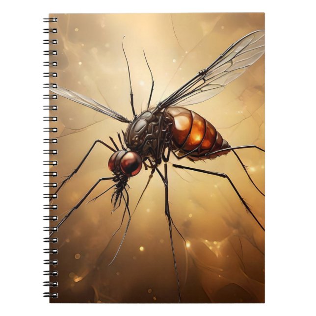 Carnet L'art fractal des moustiques, (Devant)