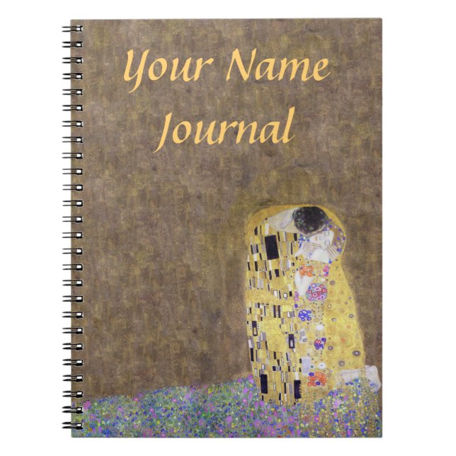 Carnet L'art Nouveau de Klimt customisé par baiser (Devant)