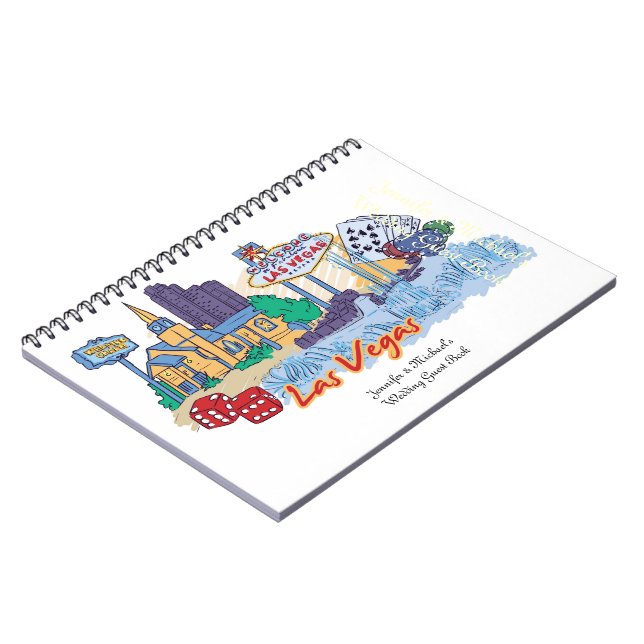 Carnet Las Vegas Mariage Guest Book (Côté gauche)