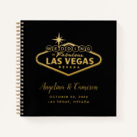 Las Vegas Mariage Guest Book Décontracté