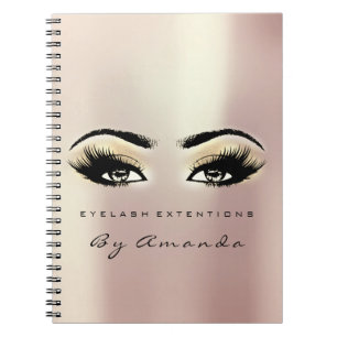 Carnet Lashes Extension Yeux Maquillage Artiste Champaign