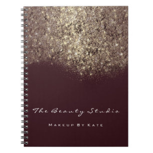 Carnet Lashes Eyes maquillage Bourgogne Artiste Parties s